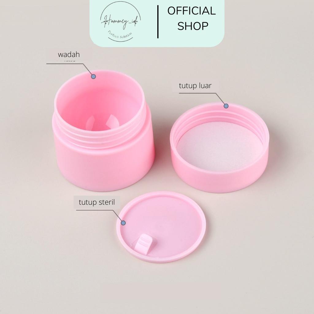 Hommey Id - Pot Jar Cream Plastik Double Layer Doff | Botol Cream Kosong