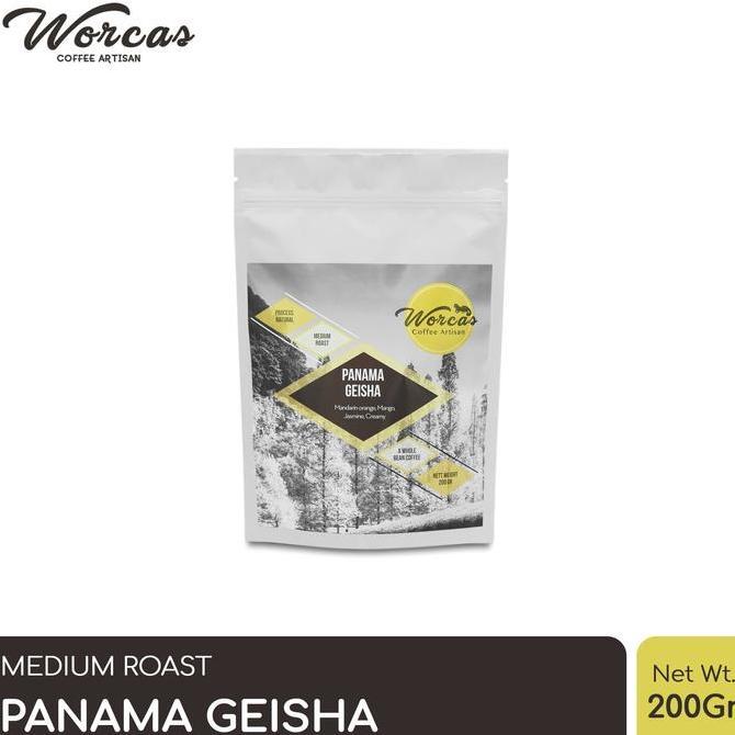 Worcas Arabica Panama Geisha "Natural" 200Gr - Medium Roasted Coffee
