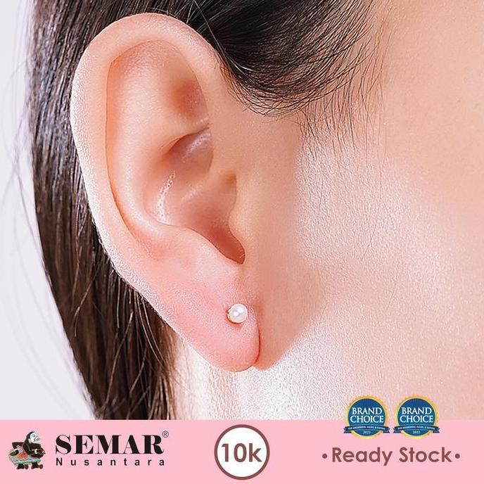 Tevanikarya - Anting Emas Toge Korea Micha Super Ringan Gold 10K Semar Nusantara