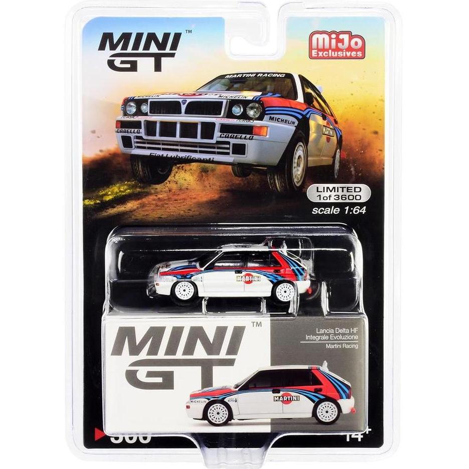 MINIGT 1/64 LANCIA DELTA HF INTEGRALE EVOLUZIONE MARTINI (MGT00300-MJ) A2158
