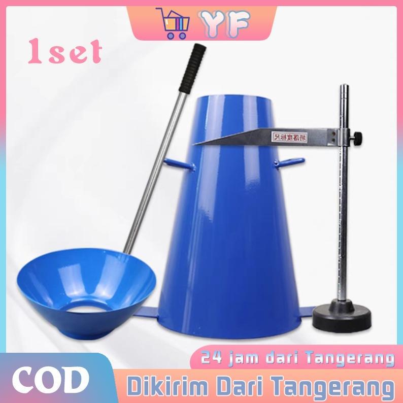 leles Corong Slump Test Beton/Slump Test 1set/Alat Slump Test Set