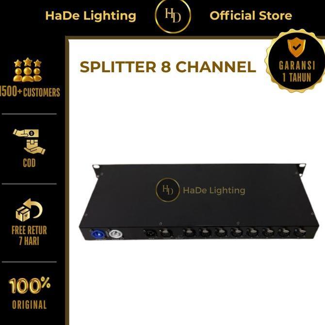 Splitter Dmx Lighting 8 Channel - Spliter Dmx 8 Channel Lighting