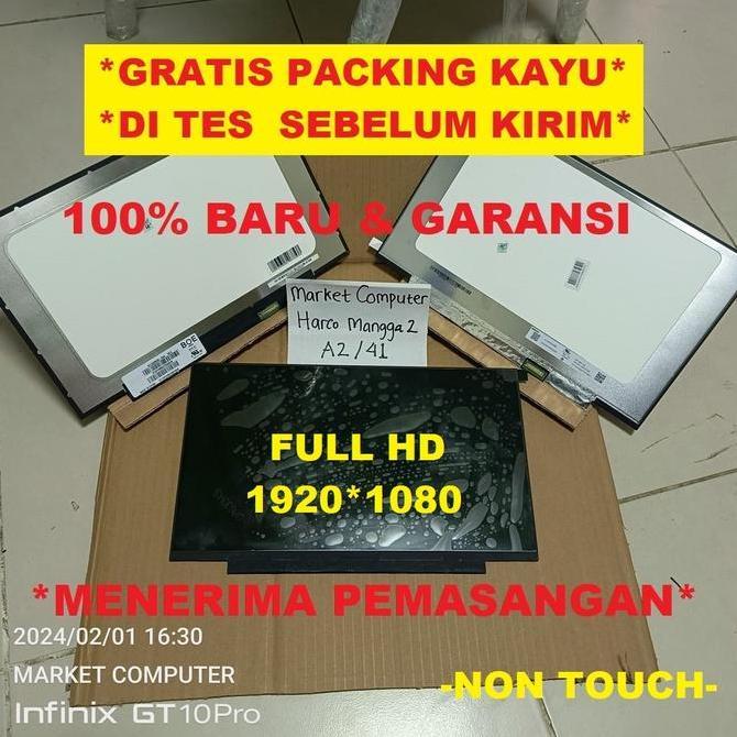 Layar Led Lcd Lenovo Thinkbook 14 Iil G2 Are G3 Alc 14-Iil 14G2Are Fhd
