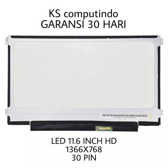 Led Lcd Laptop 11.6 Inch 30 Pin Slim Kanan Kiri
