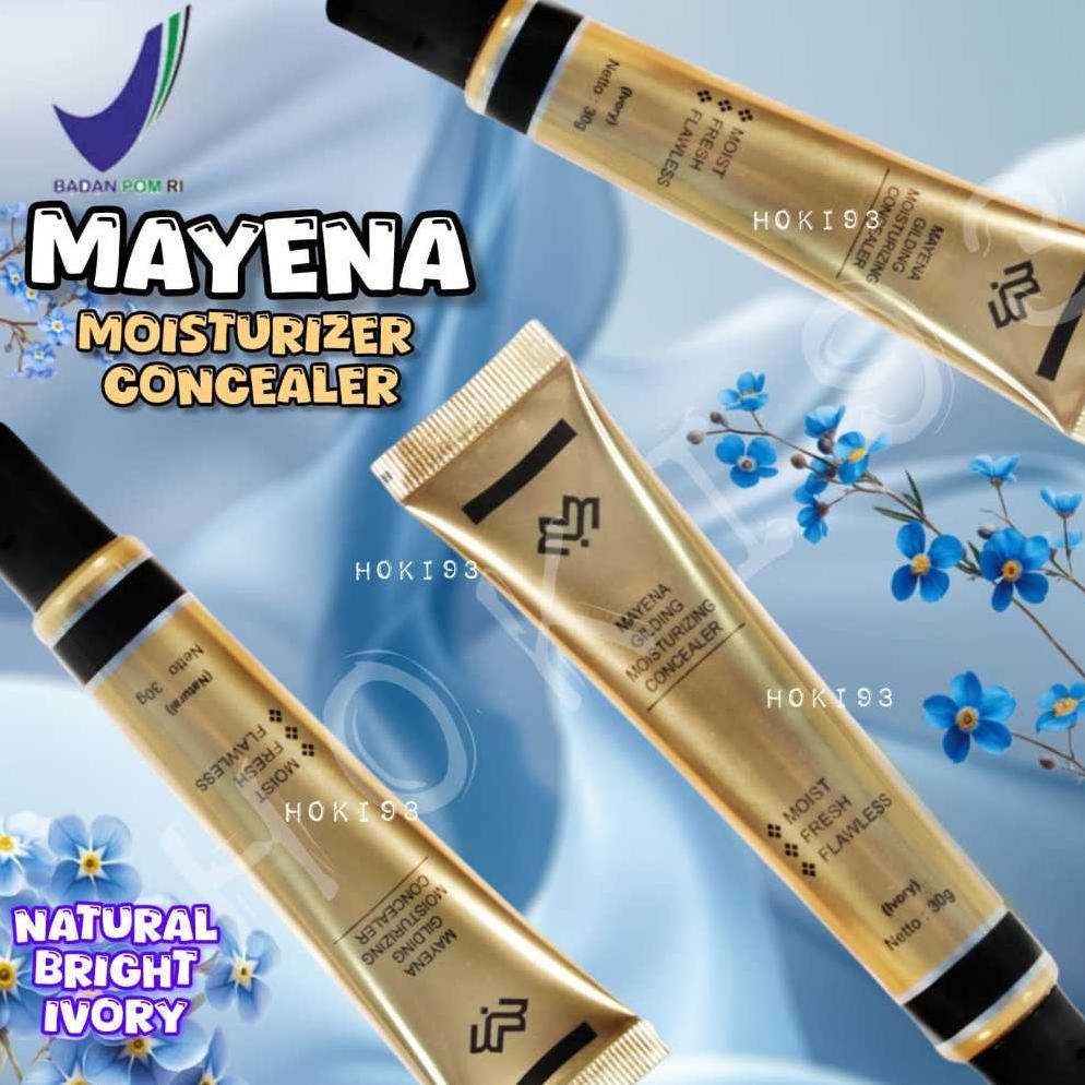 MAYENA FOUNDATION Ivory Natural Bright, Base Make Up foundation bedak