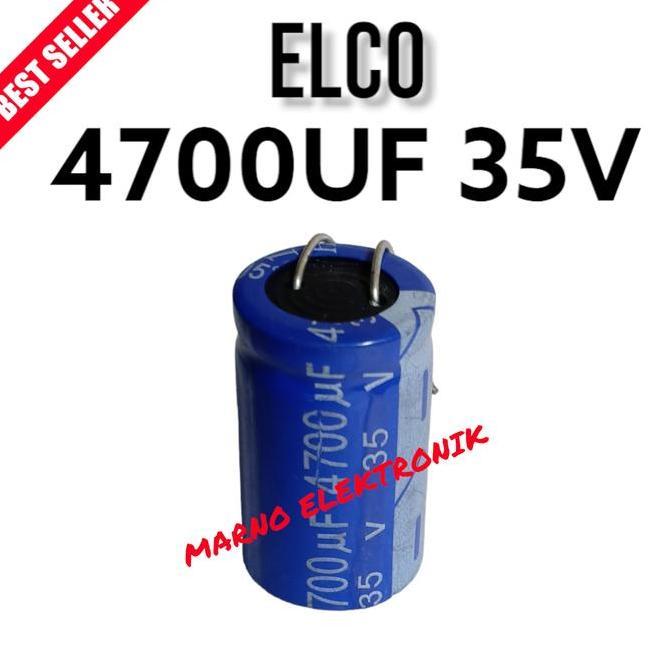 KAPAITOR CAPASITOR ELCO 4700UF 35V 4700 UF35V ASLI ORI ORIGINAL A2162