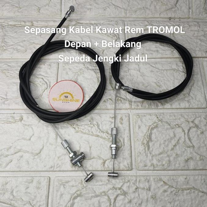 Kabel Rem Teromol Tromol Sepeda JENGKI 26x1 3/8 Jadul Ontel Lawas murah