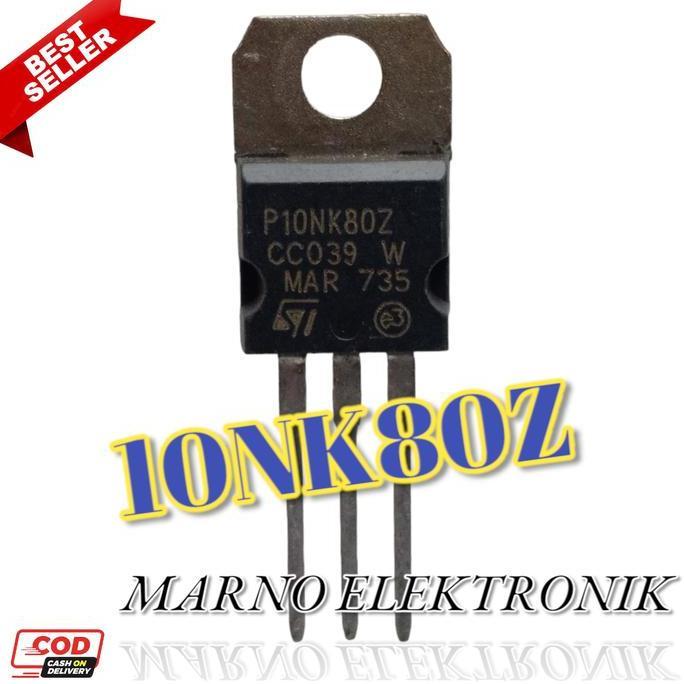IC TR TRANSISTOR 10NK80Z 10NK80 ASLI ORIGINAL ORI A2162