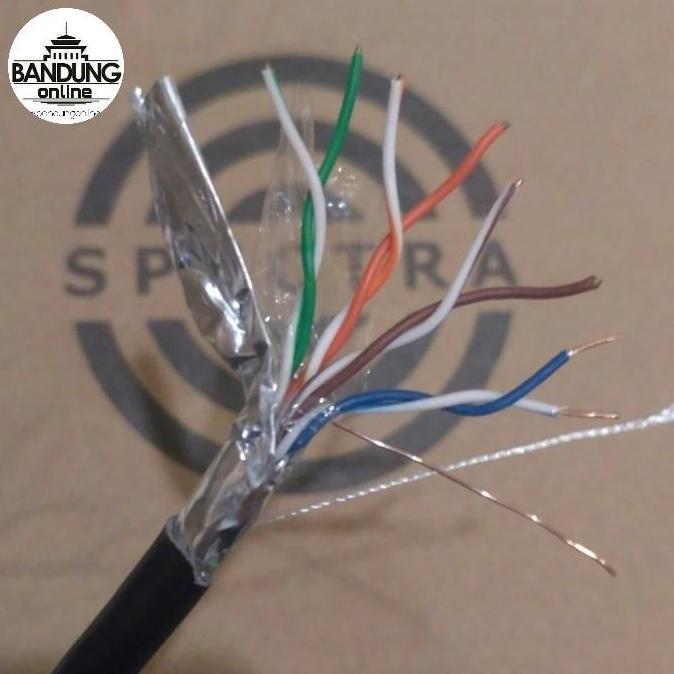 Kabel LAN Outdoor FTP Cat5e Meteran - Bukan AMP Belden