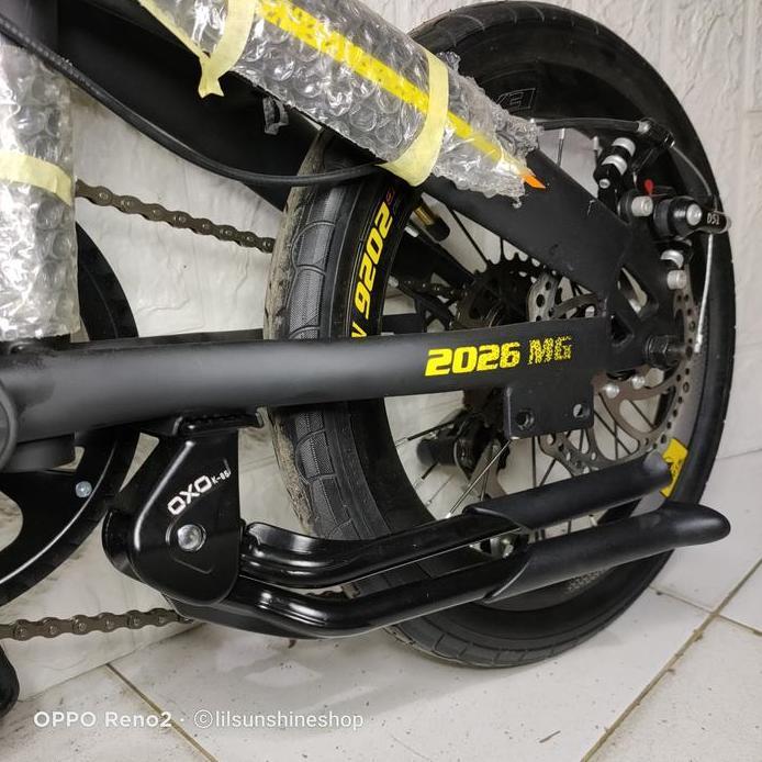Ready Jagang Standar Tengah Dekat BB Frame OXO Alloy Adjustable Bike Stand Kaki 2 Untuk Sepeda Lipat