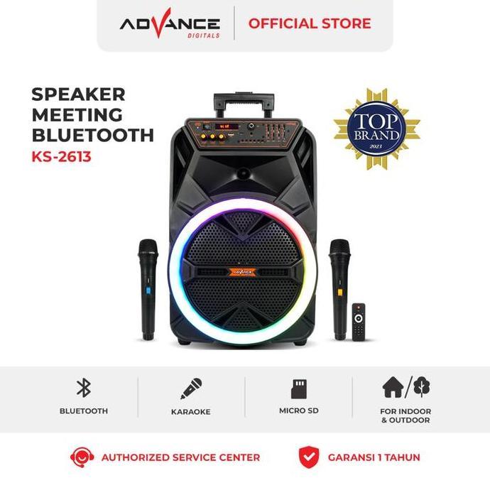 Terlaris Advance Speaker Professional Portable Speaker Aktif 12 Inch Ks-2613