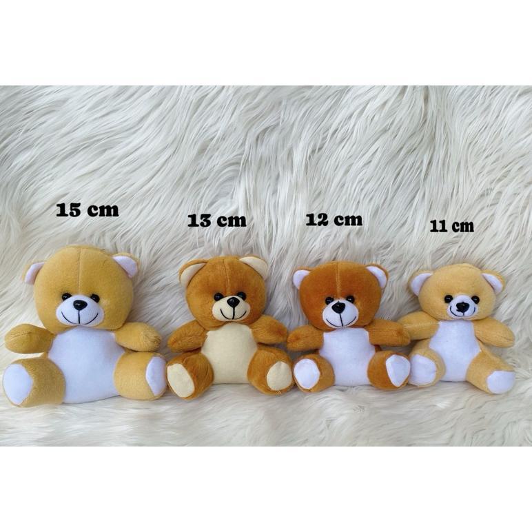 big sale boneka bear mini tinggi 12 cm | beruang kecil