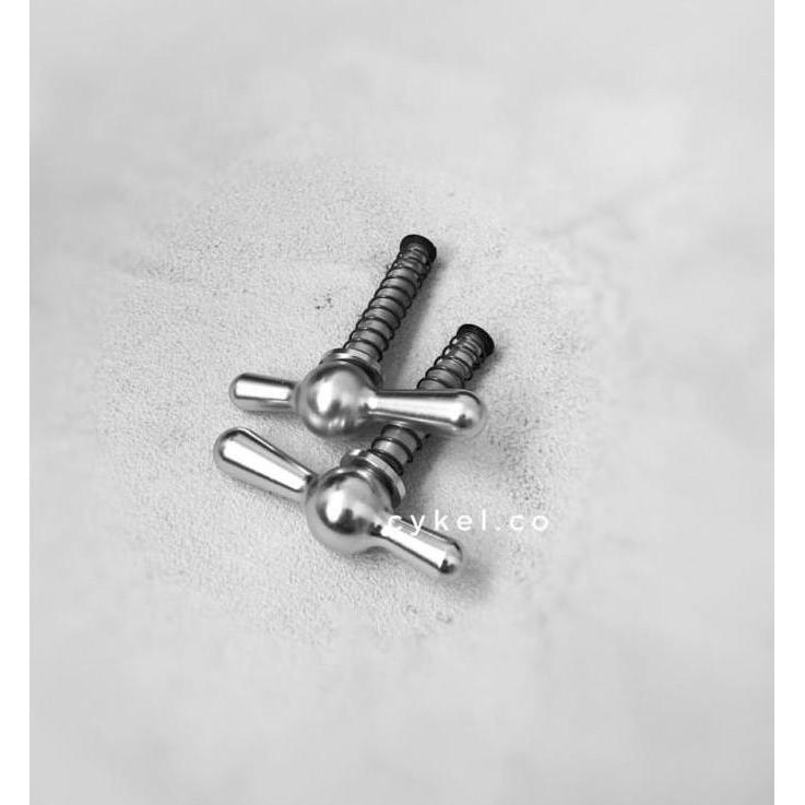 aceoffix vintage silver hinge clamp 3sixty folding bike