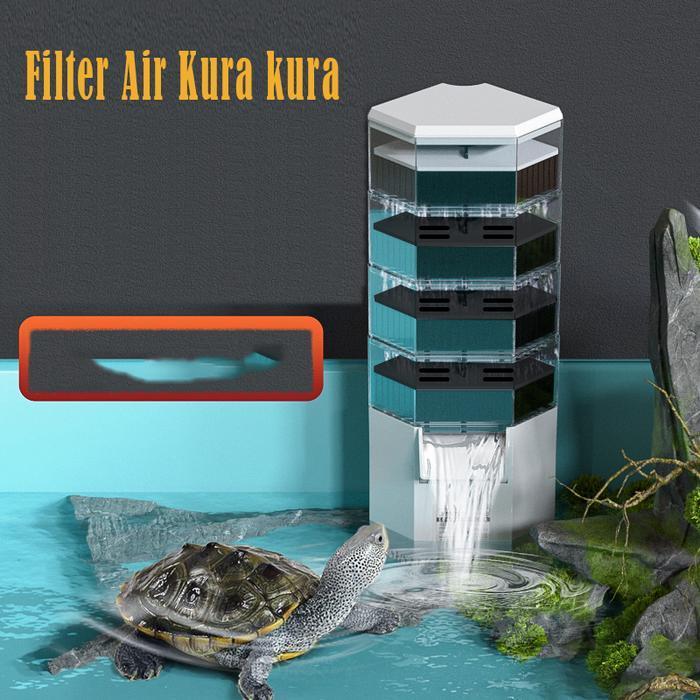 Filter air kura kura Low Water Filter Turtle Tank Aquarium kura