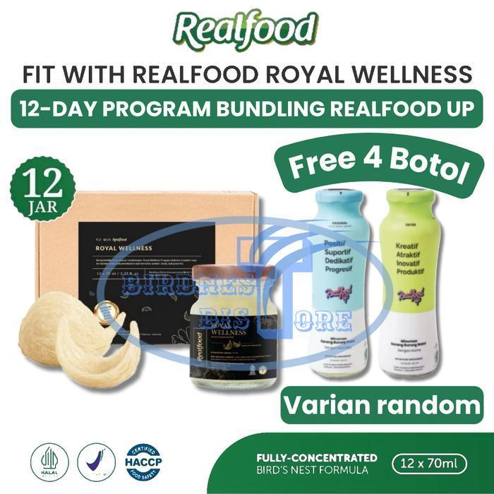Realfood ROYAL WELLNESS FREE REALFOOD UP 4 BOTOL