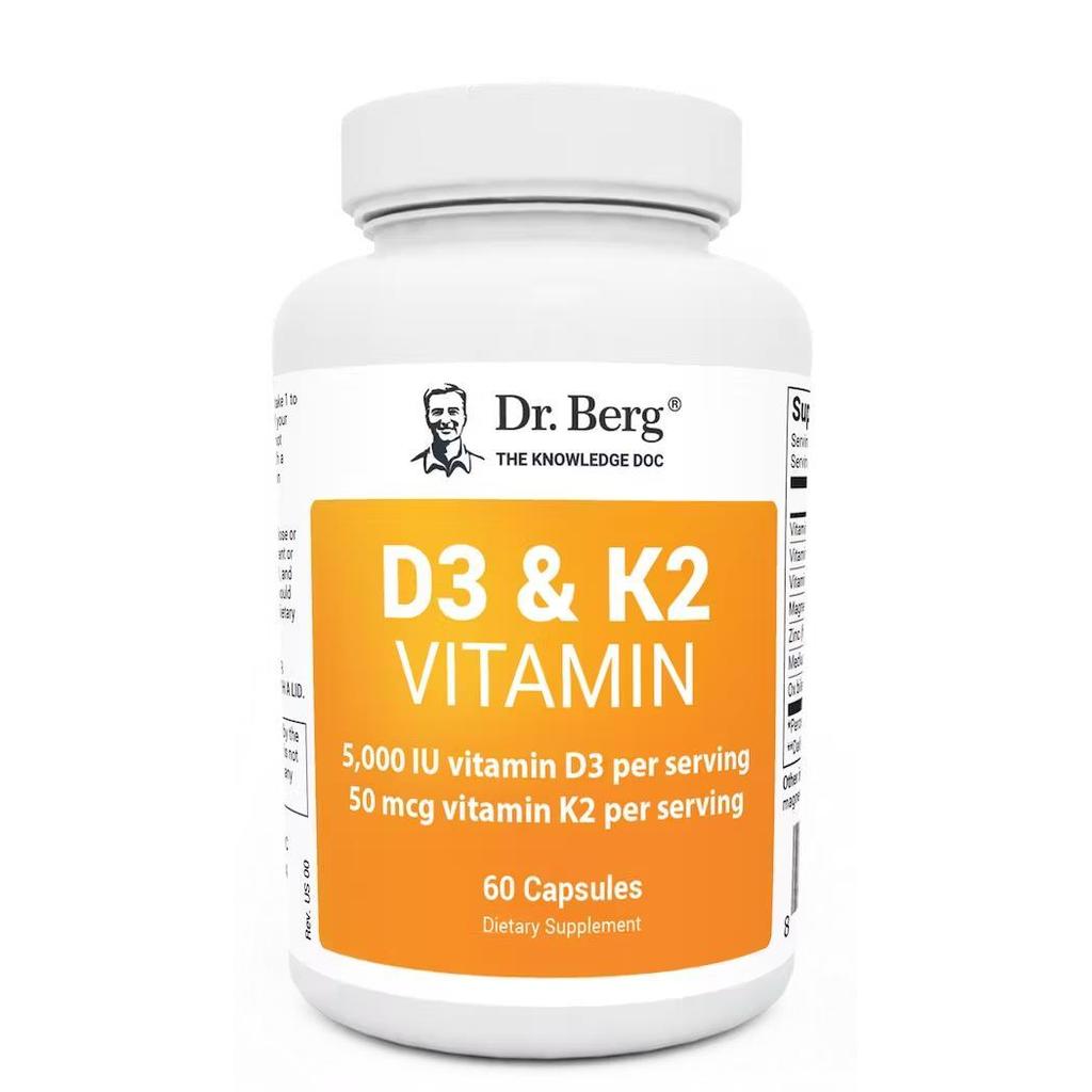 Dr. Berg Vitamin D3 5000iu & 50mcg K2 MK-7