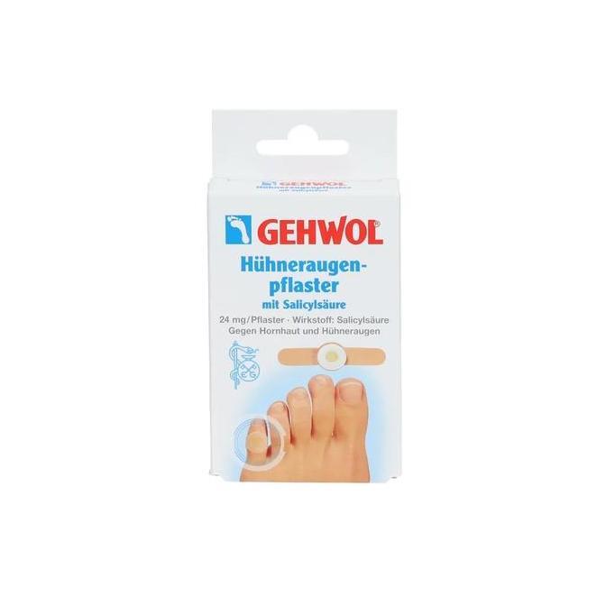 Gehwol Hhneraugenpflaster Mit Salicylsure | Plester Kaki Jagung, Mata Ikan, Kapalan, Kutil, isi 6pcs