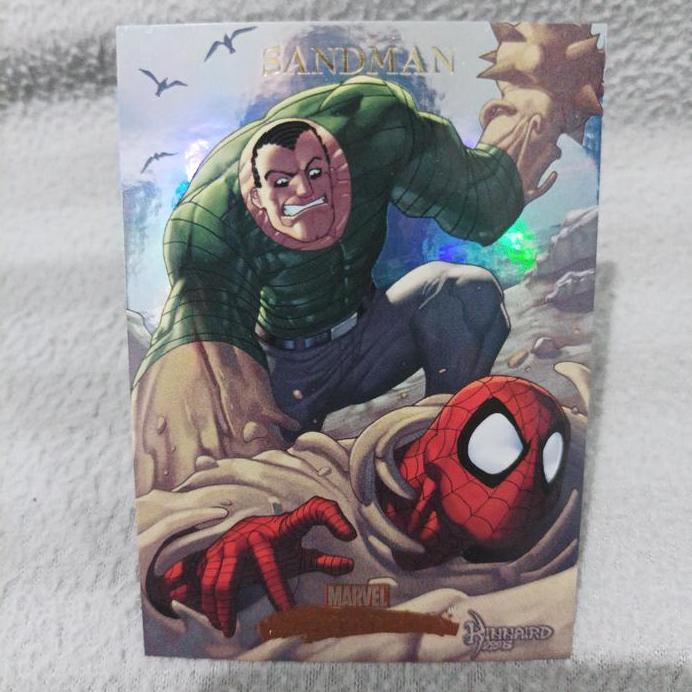 Fleer marvel masterpieces 2007 sandman foil