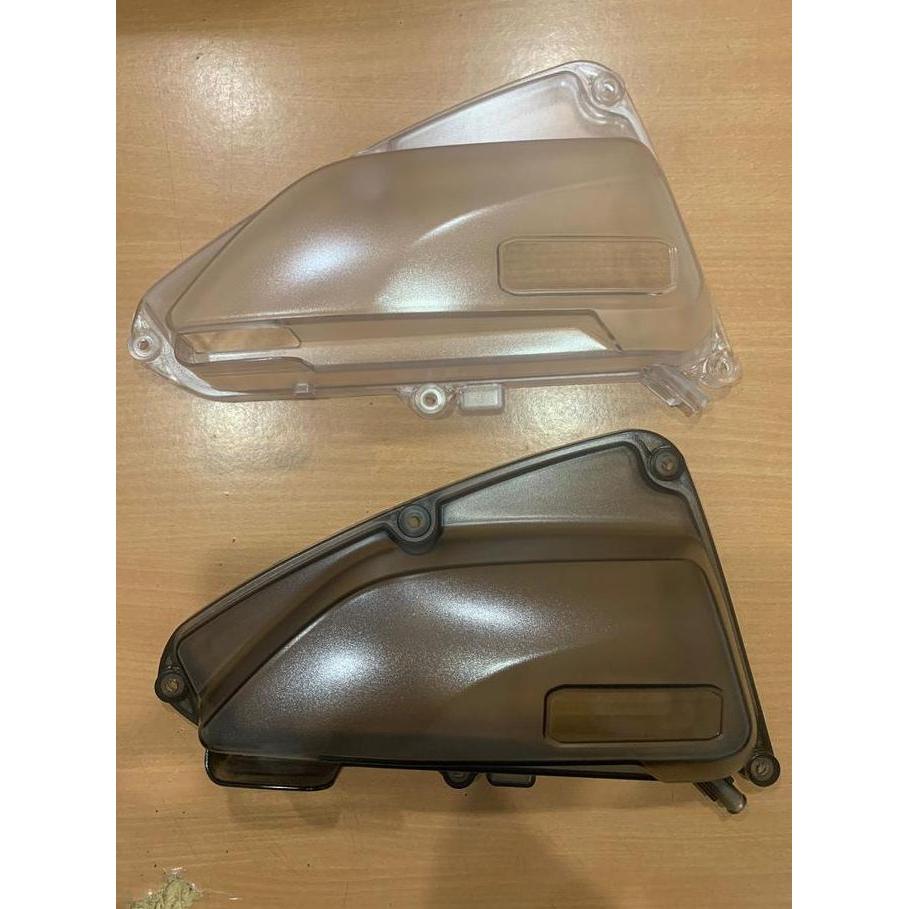 TUTUP / COVER AIR FILTER TRANSPARAN NEW BEAT / NEW SCOOPY READY