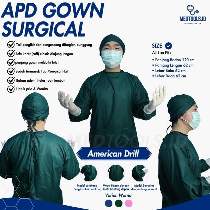 Surgical Gown / Baju Bedah [ Gown Ruang OK / Ruang Operasi ]