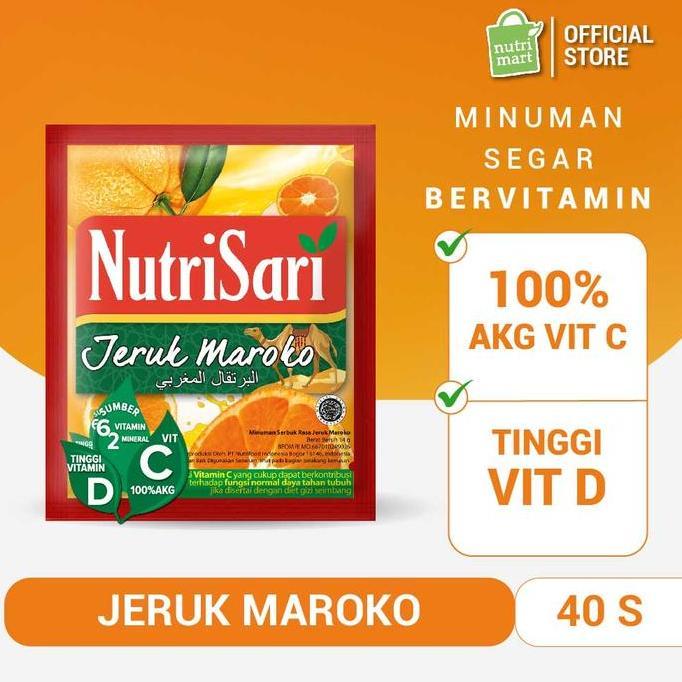 [] NutriSari Jeruk Maroko (40 Sch)