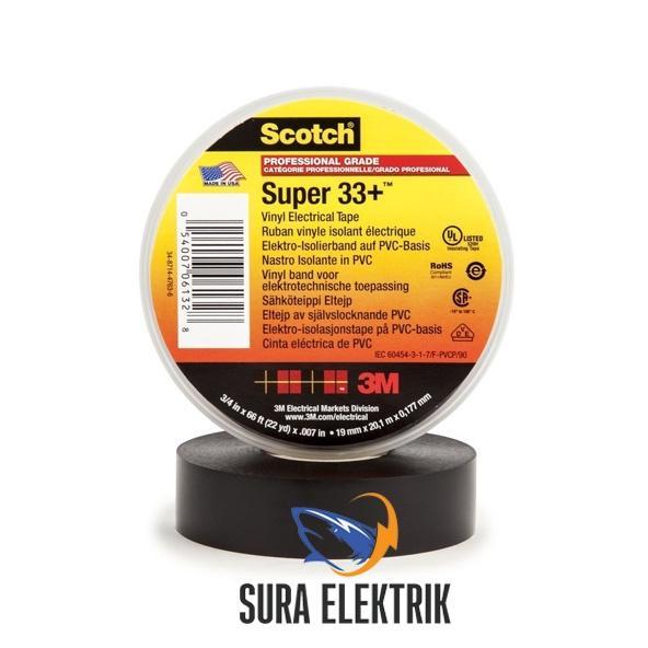 3M Isolasi Scotch 33+ / Isolasi 3M Scotch Super 33+ Black