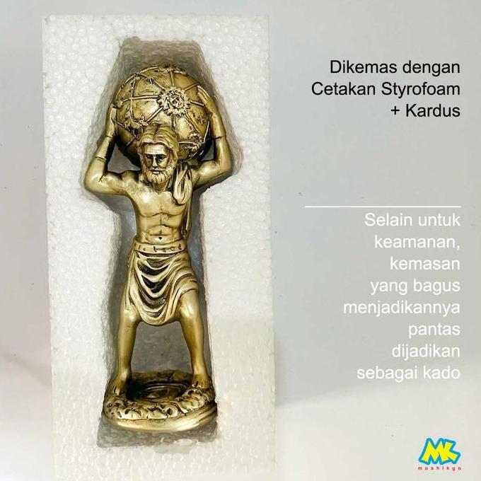 Patung Dewa / Titan Atlas - Mitologi Yunani