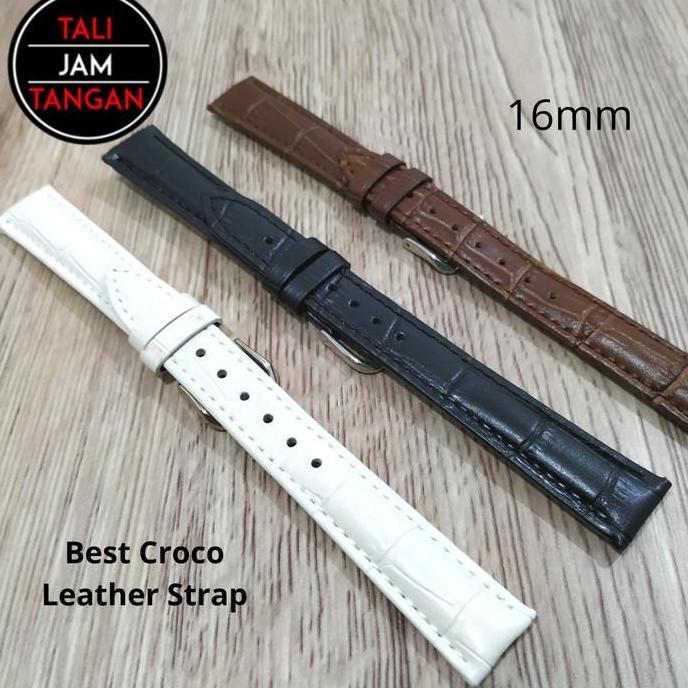 12mm Croco Leather Strap Tali Jam Tangan Kulit