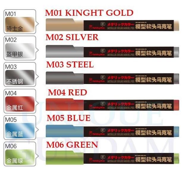 Ready stock Hobby Mio Marker Metallic M Series
