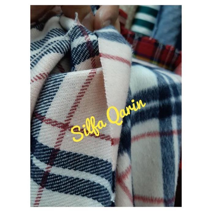 Kain Flanel Semi Wool Import _ Bahan Kain Flanel _ Bahan Kemeja/Blazer