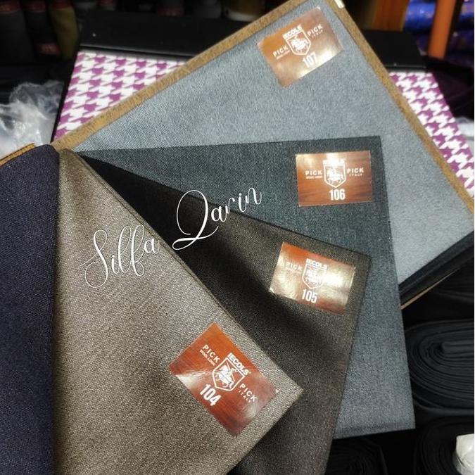 Kain Bahan Celana Wool Super 300's PIK & PIK Made Italy (130cm150cm)