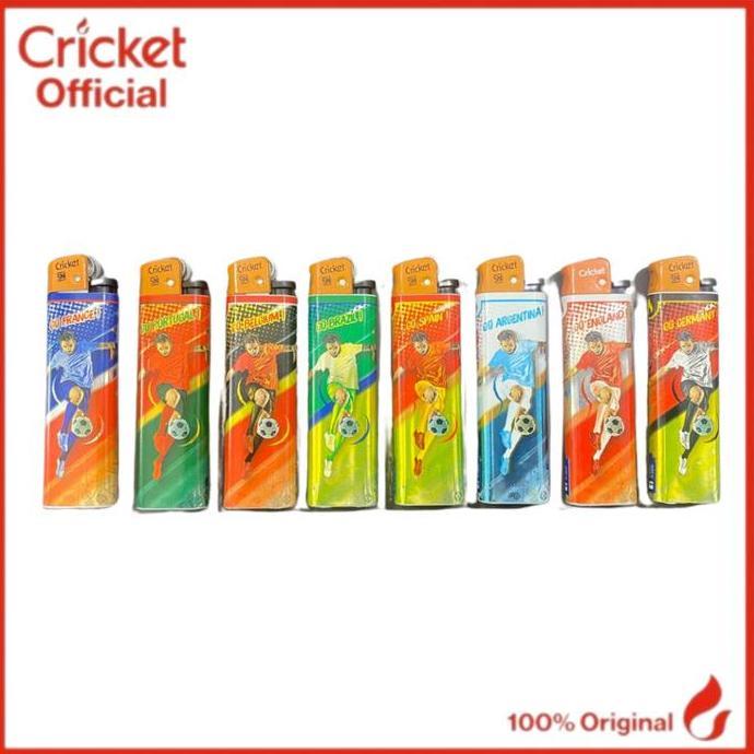 Korek Api Cricket Edisi Terbatas - Seri Football (8 Buah)
