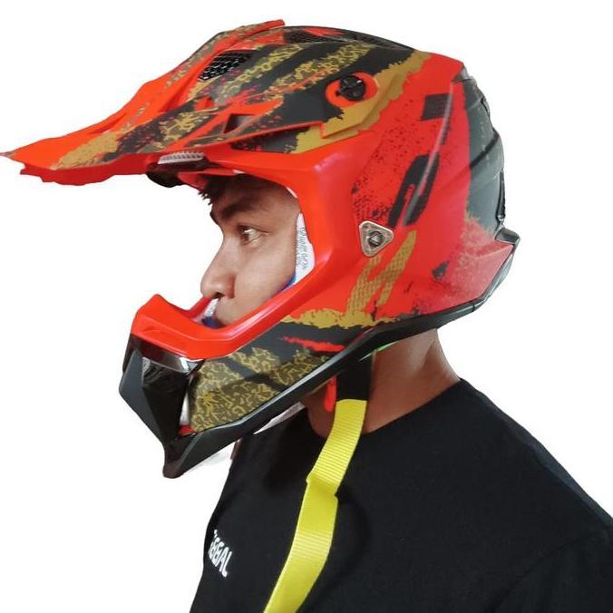 Helm LS2 MX470 Subverter Claw Matt Black Red