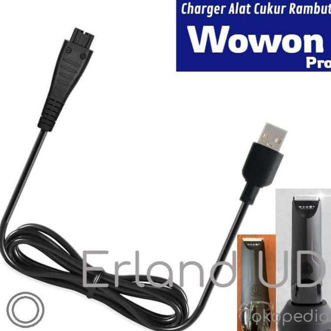 Wowon Pro Kabel Charger Body Trimmer Alat Cukur Rambut Shaver Clipper