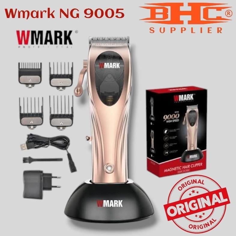 WMARK NG-9005 Hair Clipper Original 9000rpm Mesin Pencukur Rambut Kliper Cliper Wimak Wmar Cliper Co