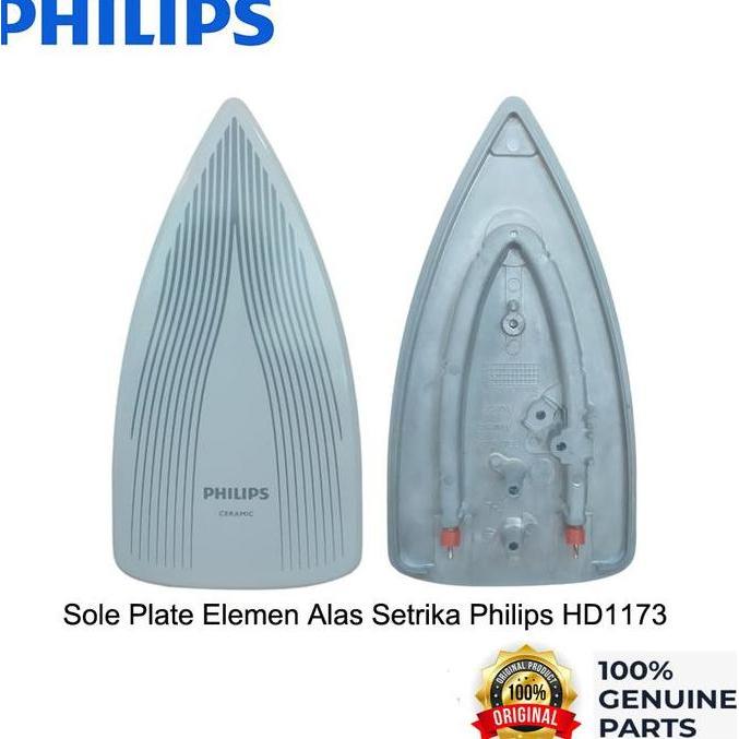 Promo Philips Setrika Sperpart Sole Plate Elemen Pemanas Alas Hd1173 Original