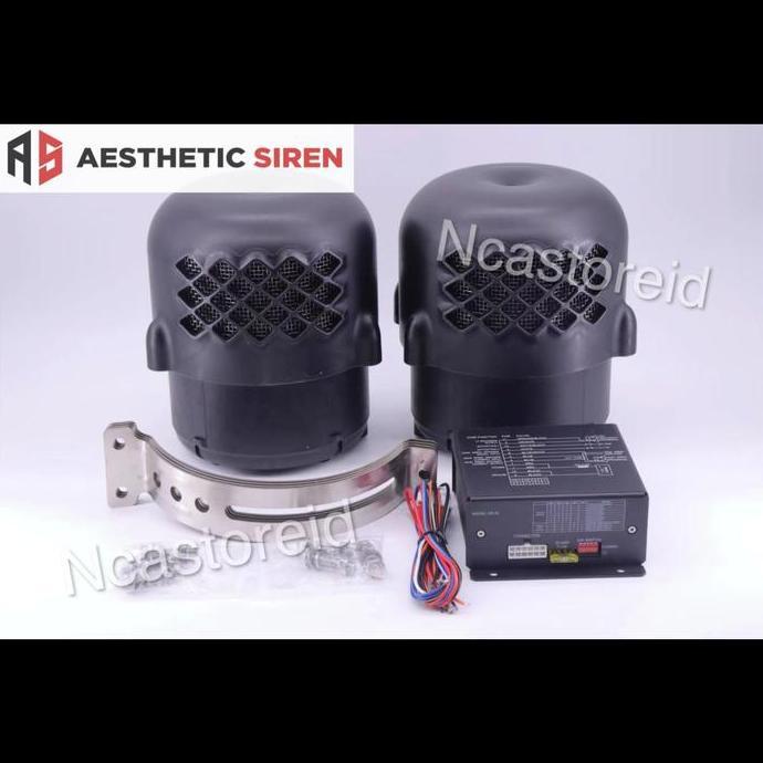 LOW FREQUENCY AESTHETIC SIREN 100 WATT SPEAKER & 200 WATT AMPLIFIER terlaris