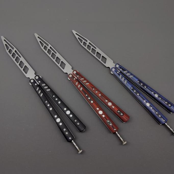 Balisong Trainer BRS G10 Handle Butterfly Knife Bearing
