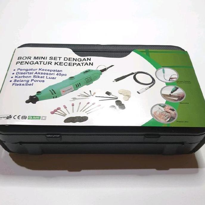 Nurqaila_ Rsi - Mini Die Grinder Nankai / Mini Drill 3.2 / Mini Grinder / Mesin Bor Mini / Bor Tuner