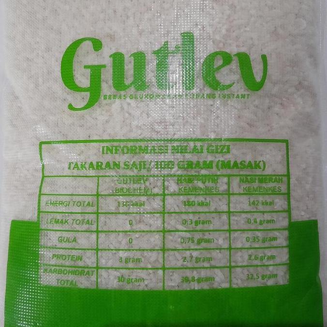 Arroz- Beras Dengan Kandungan Tepung Porang Gutlev Glukomanan 1Kg