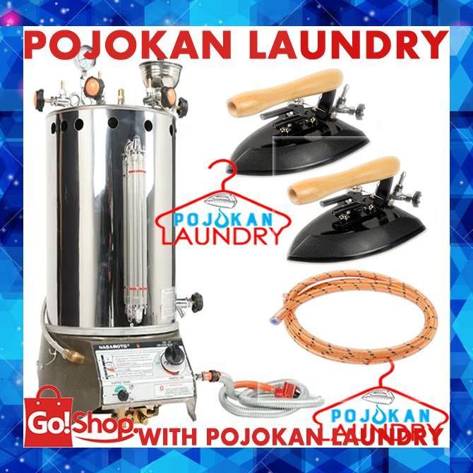 Promo Steam Boiler Nagamoto 25 Liter/Tabung Boiler Nagamoto 25 Liter/Nagamoto Gb 27/Setrika Uap Laun