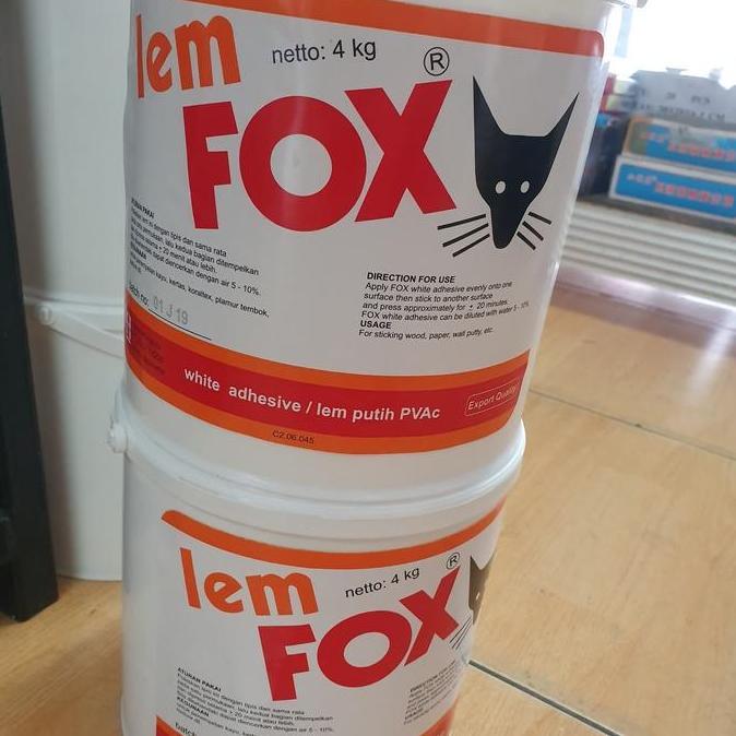 cahyanacanz - Lem Kayu, PVC Sheet, HPL merek Fox 4 kilo Diskon