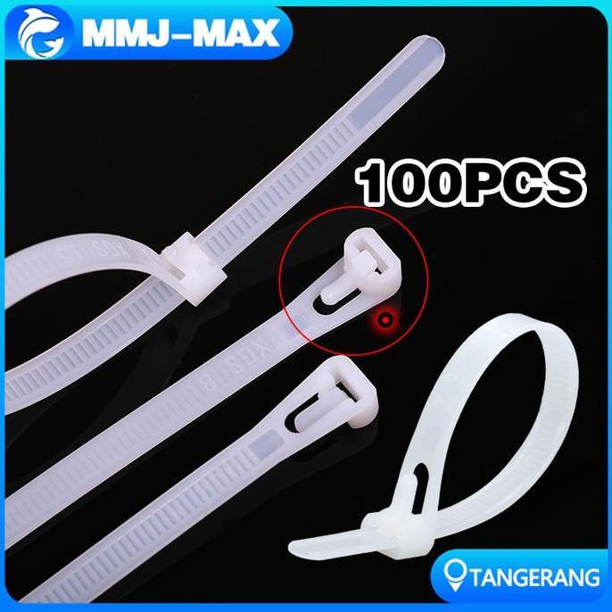 Newsave- Kabel Ties Reusable/Nylon Cable Tie Reusable/Kabel Ties Bisa Buka