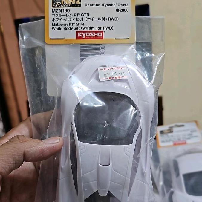 whitebody mclaren p1 kyosho mini z