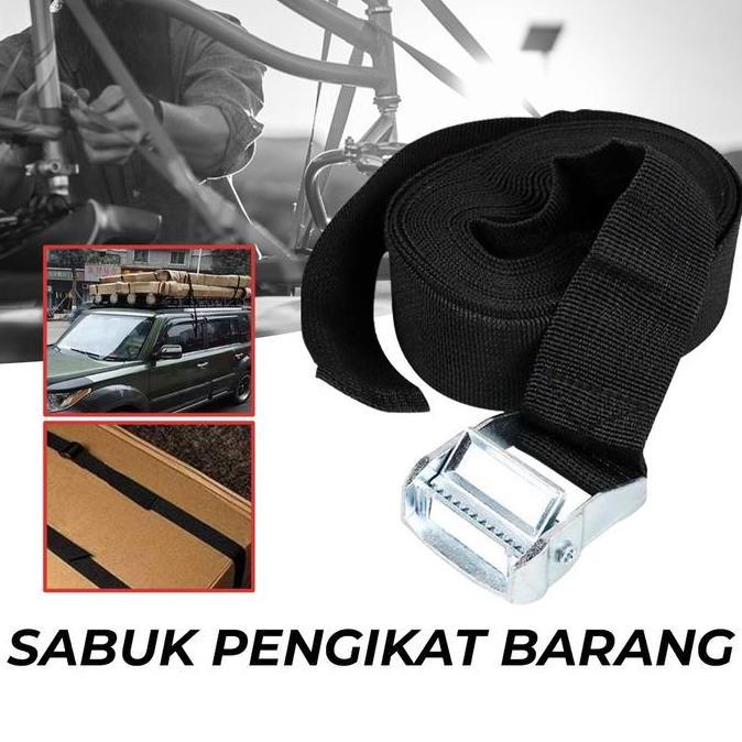 Tali Pengikat Barang 2 Meter Strap Cargo Belt Motor Mobil