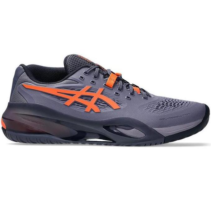 Asics Gel Resolution X Greyish Purple Nova Orange