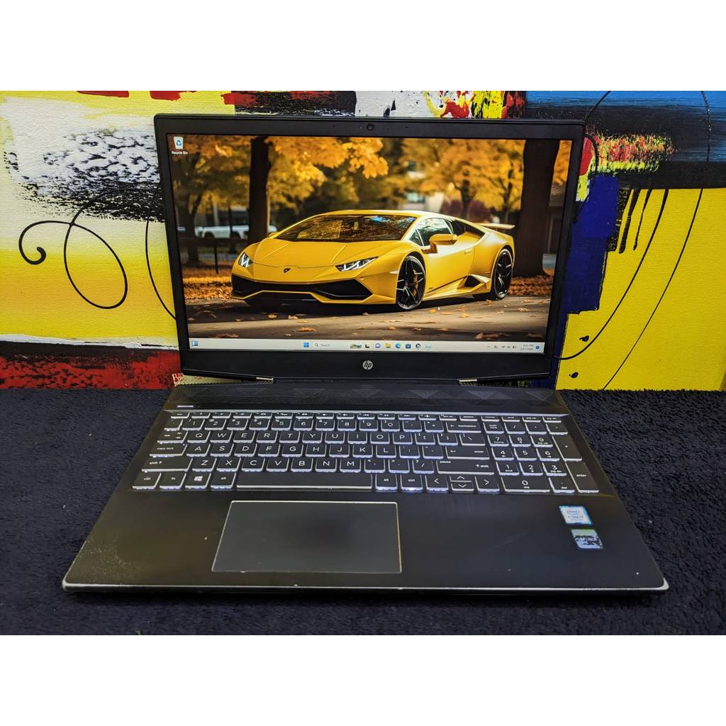 Laptop HP Pavilion Gaming 15 Core i7 8750H 8/256 Nvidia GTX 1050 4gb siap pakai