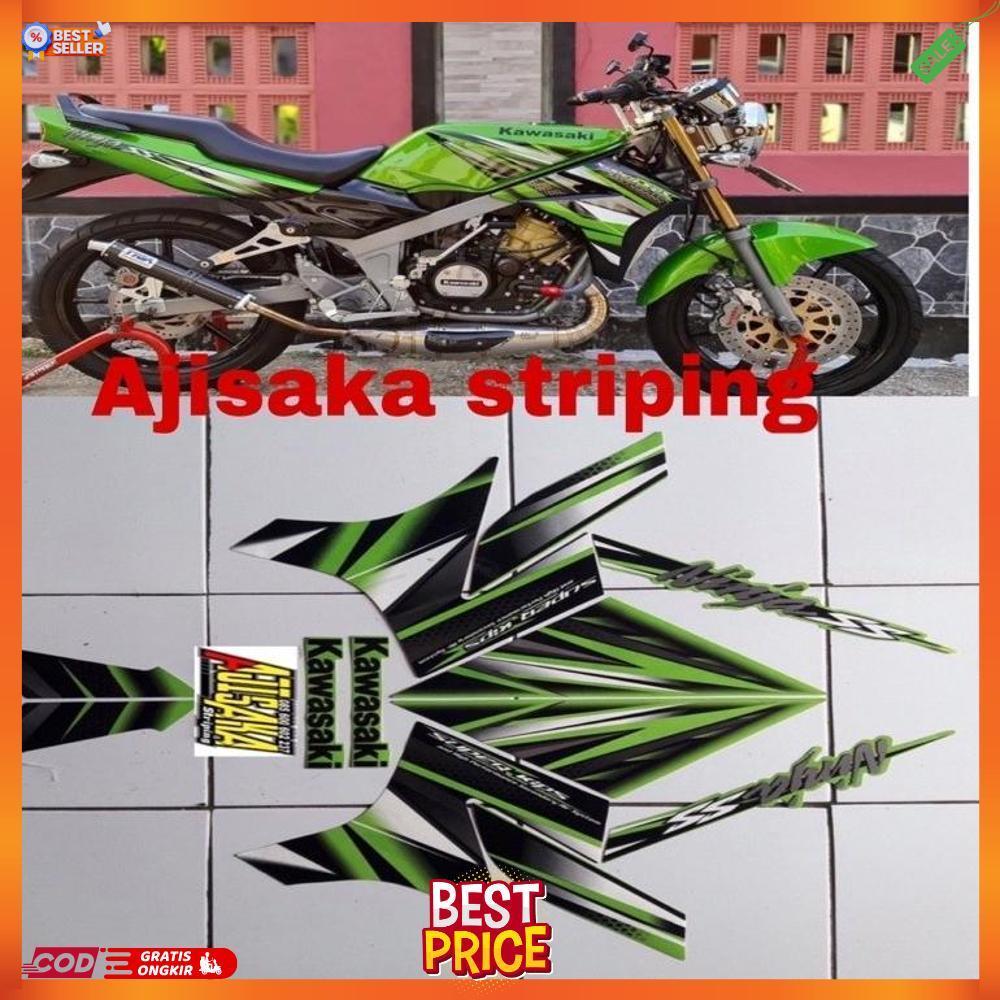 Stiker Ninja Ss 2013 Hijau Striping Ninja Ss 2013 Hijau Striping Stiker Lis Les Kawasaki Ninja Ss 20