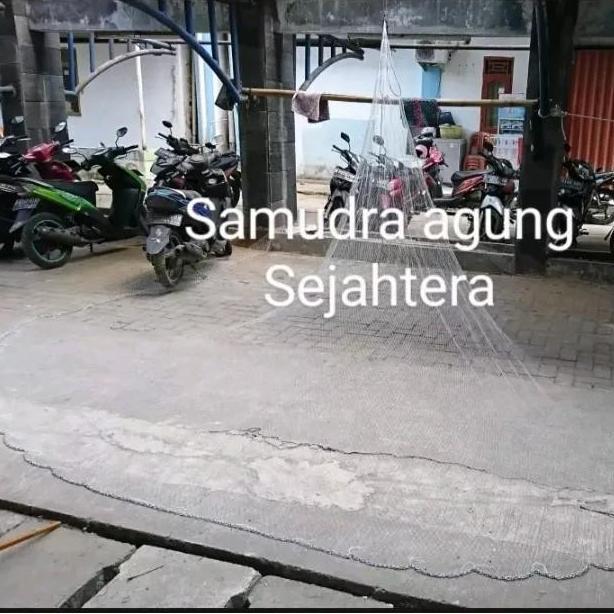 opevana78 - JALA IKAN,  JALA UDANG, JALA LEMPAR,  4,5 METER BAHAN SENAR,  JALA SUNGAI,