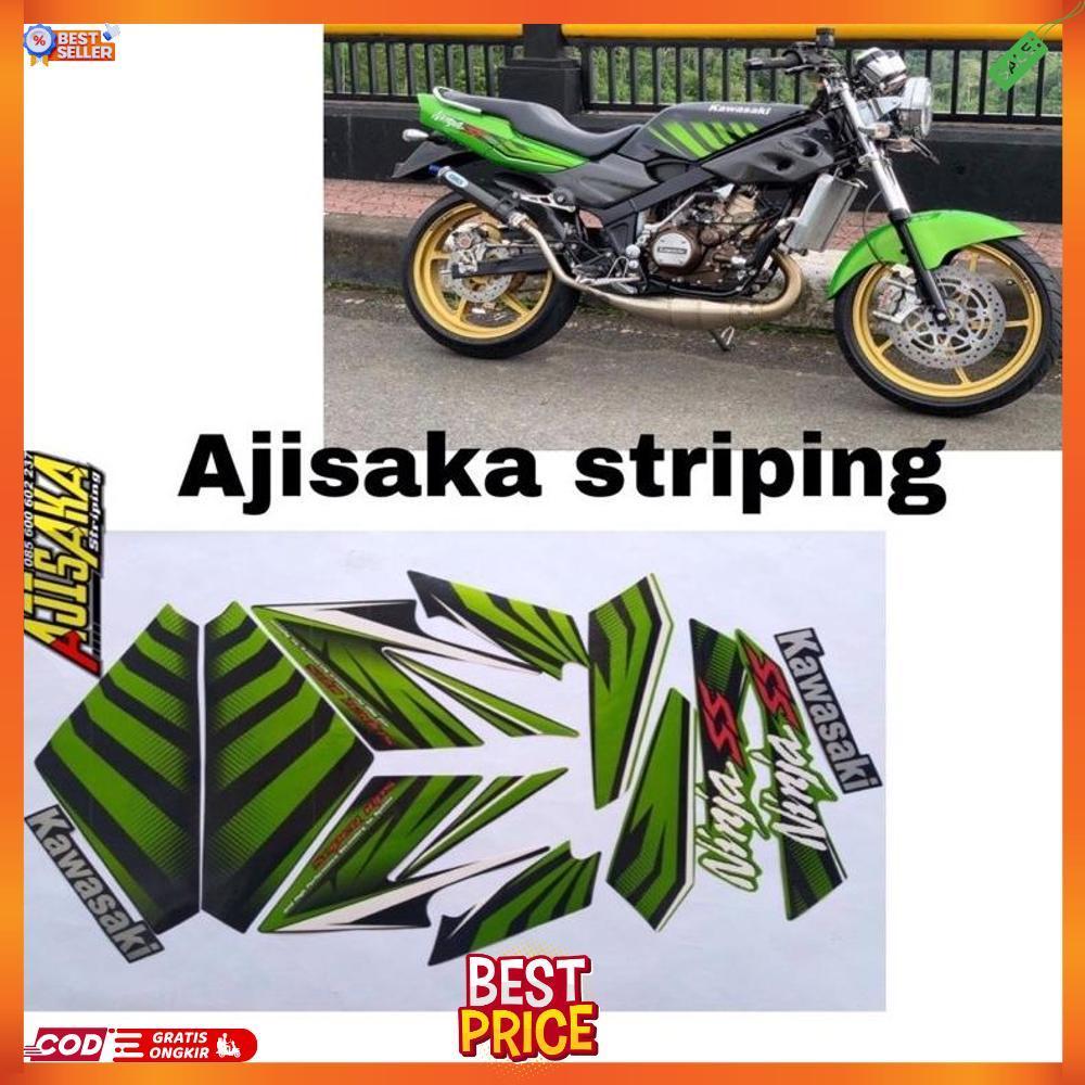 Stiker Ninja Ss 2013 Hijau / Striping Ninja Ss 2013 Hijau / Striping Stiker Sticker Lis Les Kawasaki
